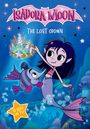 "ISADORA MOON", "THE LOST CROWN", "AS SEEN ON TV!". Unterwasserszene: Isadora als Meerjungfrau, ein bunter Fisch und eine Krone.