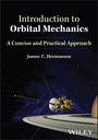 Text: "Introduction to Orbital Mechanics: A Concise and Practical Approach, James C. Hermanson, WILEY." Illustration: Raumsonde bei Saturn.