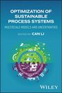 „OPTIMIZATION OF SUSTAINABLE PROCESS SYSTEMS, Multiscale Models and Uncertainties, Edited by Can Li.“ Eine Illustration mit Umwelt- und Technologiemotiven.