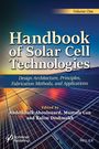 "Handbook of Solar Cell Technologies: Design Architecture, Principles, Fabrication Methods, and Applications." Cover mit Solarzellen.