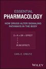 Cover von "Essential Pharmacology", Text: "How drugs alter signaling pathways in the body", Diagramm chemischer Prozesse.