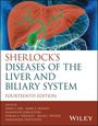 Text: "Sherlock's Diseases of the Liver and Biliary System. Fourteenth Edition." Hintergrund: Illustration einer Leber.