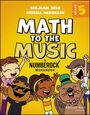 „MATH TO THE MUSIC: A Numberock Workbook, Grade 5." Illustrationen von lachenden Kindern und einem Biber.