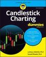 „Candlestick Charting for Dummies“ in großer Schrift, darunter eine Grafik mit Kerzencharts.