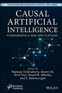 "Causal Artificial Intelligence: Fundamentals and Applications" in großer Schrift. Diagramm mit Verbindungspfeilen und Punkten.