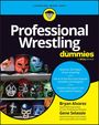 Text: "Professional Wrestling for dummies". Verschiedene bunte Wrestling-Masken in Regalen.