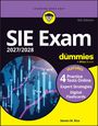 Titel: "SIE Exam 2027/2028 for dummies". Kreisdiagramm mit Finanzdaten. Autor: Steven M. Rice.