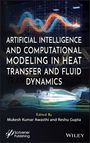 "Artificial Intelligence and Computational Modeling in Heat Transfer and Fluid Dynamics" – Titel eines Buches mit Formel-Illustration.