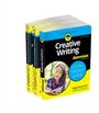 Buchcover "Creative Writing for Dummies", zeigt eine Frau schreibend. Gelber Hintergrund mit schwarzer Schrift.