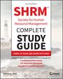 "SHRM Complete Study Guide" steht in großen Buchstaben, daneben ein Leuchtturm an einer felsigen Küste.
