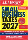 Texte: "J.K. LASSER'S SMALL BUSINESS TAXES 2027." "For 2026 returns and year-round planning." "Fully Updated for All New 2026 Tax Laws."