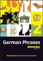 "German Phrases for Dummies. Second Edition. Wendy Foster. Illustrationen: Brezel, Hund, Bierkrug, Brandenburger Tor."