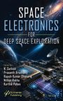 „Space Electronics for Deep Space Exploration“ steht groß. Unten sind Namen der Herausgeber. Hintergrund zeigt Weltraum und Elektronik.