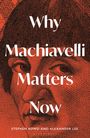 "Why Machiavelli Matters Now" - Stephen Bowd und Alexander Lee. Hintergrund: Illustration eines Gesichts.