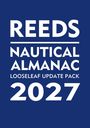 „REEDS NAUTICAL ALMANAC LOOSELEAF UPDATE PACK 2027“ in weiß auf dunkelblauem Hintergrund.