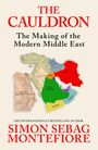 "The Cauldron", "The Making of the Modern Middle East", Simon Sebag Montefiore. Karte des Nahen Ostens mit Länderbezeichnungen.