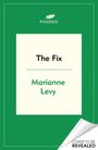 "PHOENIX", "The Fix", "Marianne Levy". Grüner Hintergrund, weißes Feld, Vogel-Logo oben, Ecke unten rechts umgefaltet.