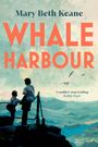„Mary Beth Keane, WHALE HARBOUR, ‘I couldn’t stop reading’ Roddy Doyle.“ Zwei Kinder blicken aufs Meer.