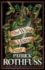 "The Wise Man's Fear" von Patrick Rothfuss, umgeben von einem Käfig und Kolibris mit Blättern dekoriert.