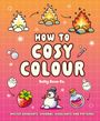 "HOW TO COSY COLOUR; Belly Bean Co.; CAMPFIRE ILLUSTRATION: Drei Stadien eines Lagerfeuers. Erdbeere, Schneemann, Phiole."