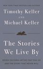 „Timothy Keller und Michael Keller: The Stories We Live By“. Ein Buch-Logo mit geöffnetem Buchsymbol.