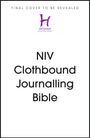 "FINAL COVER TO BE REVEALED. Hodder: Where faith is inspired. NIV Clothbound Journalling Bible." 

Ein lilafarbenes Logo mit einem H.
