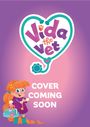 Text: "Vida the Vet", "Cover Coming Soon". Illustration: Mädchen mit roten Haaren und Tasche, vor lila Hintergrund.
