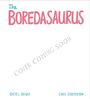 "The Boredasaurus" in großen Buchstaben, "Cover Coming Soon" diagonal, "Rachel Bright" und "Chris Chatterton" unten.