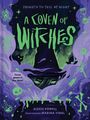 "Frights to Tell at Night", "A Coven of Witches". Grüne Schrift, dunkle Farben, Hexenhut und Zaubertrank. Autoren: Alexis Powell, Marina Vidal.