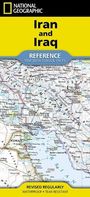 National Geographic Logo. "Iran and Iraq Reference Map with Flags & Facts". Karte von Iran und Irak.