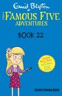"The Famous Five Adventures: Book 22. Illustration eines Mädchens mit Taschenlampe. 'Cover Coming Soon' unten."