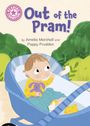 „Reading Champion. Out of the Pram!“ von Amelia Marshall und Poppy Prudden. Illustration: Kind im Kinderwagen mit Teddy.