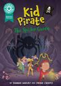 "Kid Pirate: The Spider Queen." Fünf Piratenkinder in einer Höhle mit Spinnenweben und Fledermäusen.