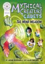 „Mythical Creature Cadets“, „The Mind Meadow“. Ein bunter Vogel und vier Kinder schauen beeindruckt zu ihm auf.