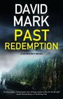 Text: "David Mark Past Redemption A DS McAvoy Novel." Küste bei Nacht mit steiler Klippe.
