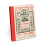 Das Cover zeigt "WEBSTER'S ROYAL QUARTO DICTIONARY", umgeben von Werbetexten. Die linke Seite des Covers ist rot.