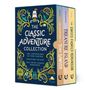 "The Classic Adventure Collection": Enthält "Tom Sawyer", "Treasure Island", "Swiss Family Robinson". Bunte Illustrationen.