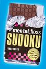 Auf blauem Hintergrund eine Schokolade mit Sudoku-Muster. Texte: "mental_floss," "SUDOKU," "FRANK LONGO," "It's the Brain Candy you've been Craving!"