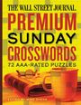 THE WALL STREET JOURNAL. PREMIUM SUNDAY CROSSWORDS. 72 AAA-RATED PUZZLES. EDITED BY MIKE SHENK. Ein Kreuzworträtsel-Hintergrund mit Tasse.