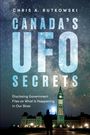 „Canada's UFO Secrets. Disclosing Government Files on What Is Happening in Our Skies.“ Person vor beleuchtetem Parliament Hill.