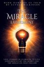 Text: "The Miracle Experiment", "Mark Hampton as told by Alyssa Wilkinson", "Life lessons in learning to live confidently...". Glühbirne leuchtet.