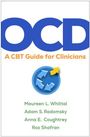 "OCD: A CBT Guide for Clinicians" in großen blauen Buchstaben. Unten Autoren: Maureen L. Whittal, Adam S. Radomsky, Anna E. Coughtrey, Roz Shafran. Ein Pfeilsymbol.