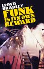Lloyd Bradley: Funk Is Its Own Reward. Ein Affe in weißem Pelzmantel steht auf einer Bühne, umgeben von Rauch und Treppen.