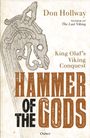 "Don Hollway. Hammer of the Gods: King Olaf’s Viking Conquest. Illustration eines Drachenkopfes auf einem Schiff."