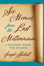 „Six Memos from the Last Millennium: A Novelist Reads the Talmud“ von Joseph Skibell. Alte Schriftrolle auf blauem Grund.