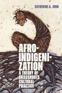 Titel: "AFRO-INDIGENIZATION: A THEORY OF GRASSROOTS CULTURAL PRACTICE". Illustration: Mensch mit verwobener, wurzelartiger Gestalt.