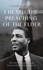 Titel: "I Heard the Preaching of the Elder". Autor: Tyshawn Gardner. Ein Mann im Anzug, Schwarz-Weiß-Porträt.