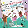 „How Do Quarterbacks Throw a Perfect Pass?“ Illustration mit Sportler:innen in Bewegung und Bällen.
