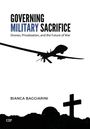 "Governing Military Sacrifice: Drones, Privatization, and the Future of War" von Bianca Baggirini. Drohne und Grabkreuz.