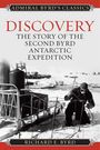 „Discovery: The Story of the Second Byrd Antarctic Expedition“ von Richard E. Byrd, zeigt einen Mann in Schneeausrüstung.